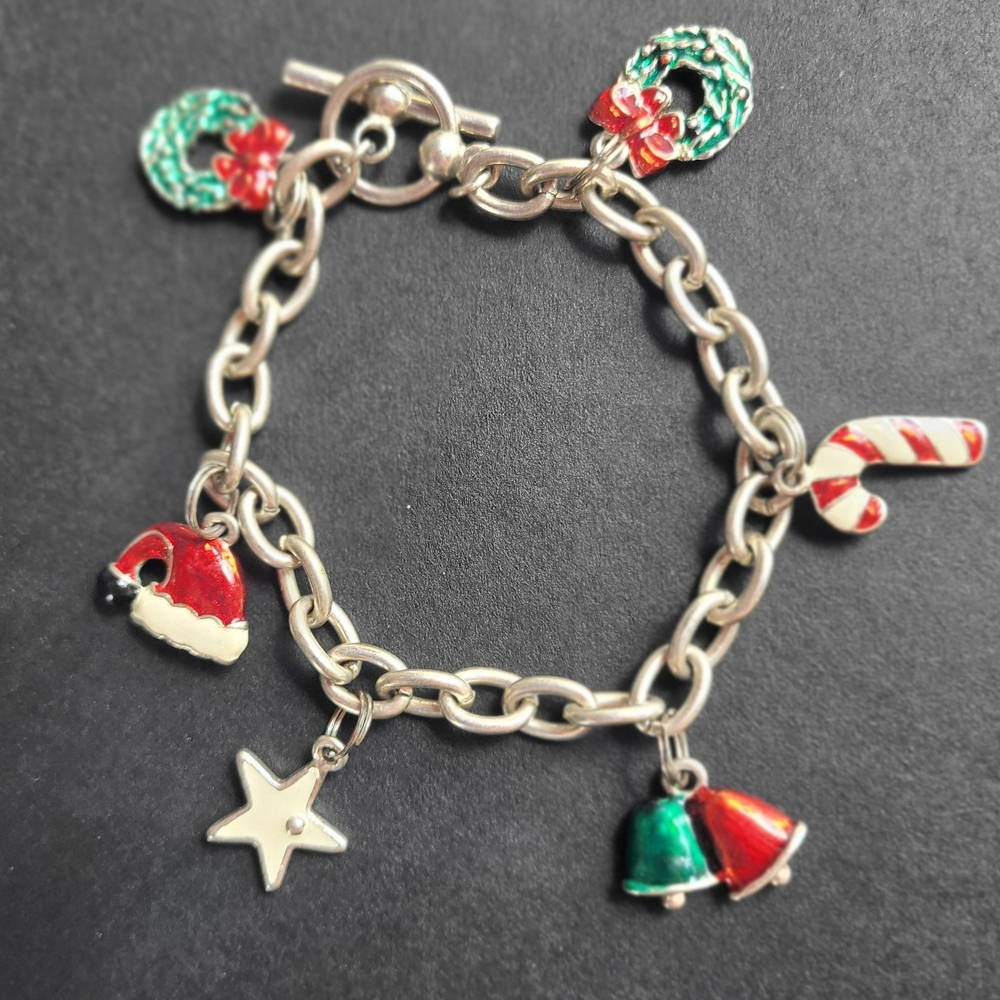 Festive Christmas Charm Bracelet